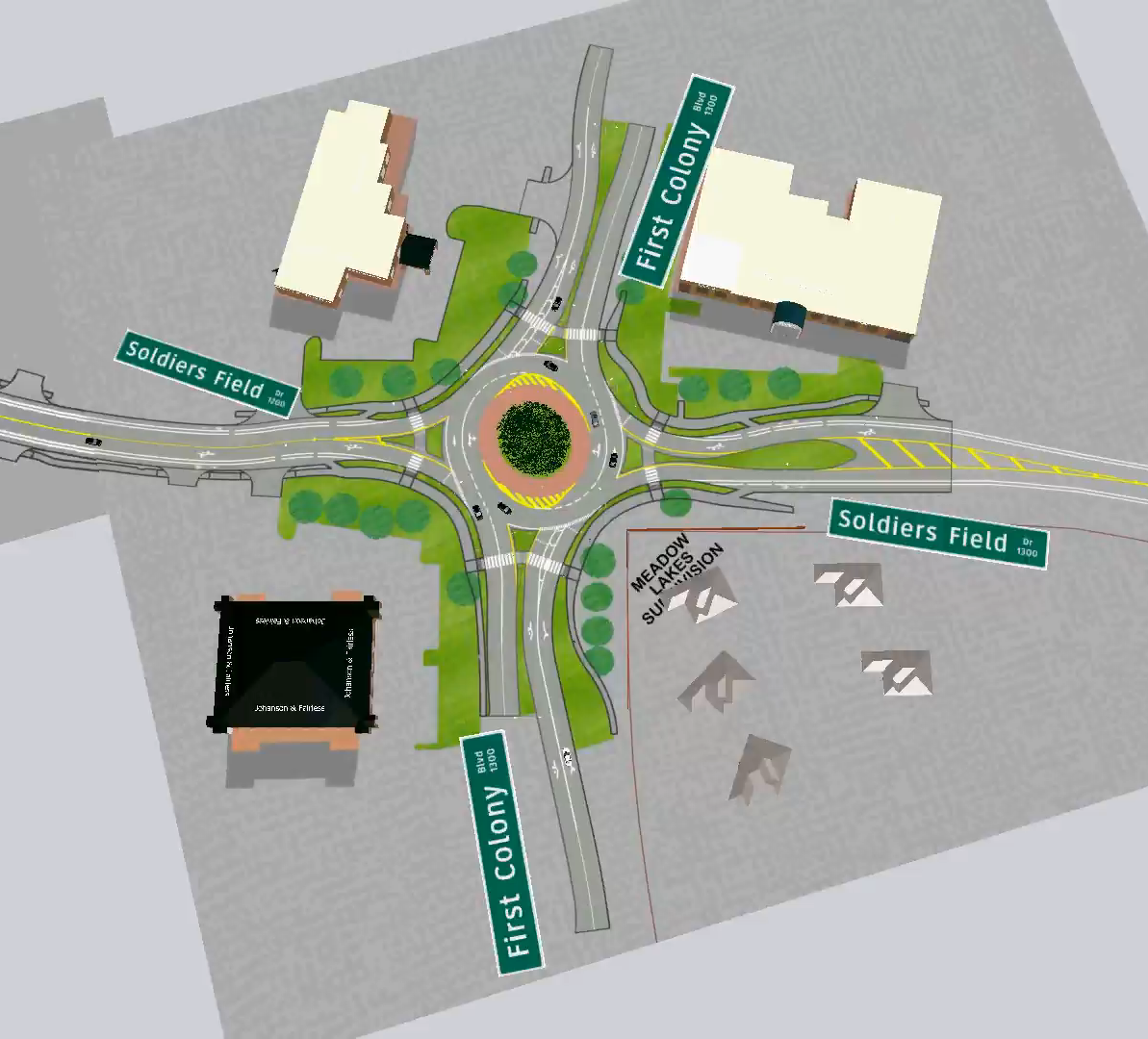 Soldiers Field Project illustration